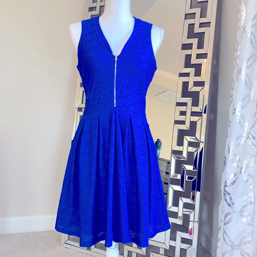 Blue - Guess brand (fit and flare dress) size 8.